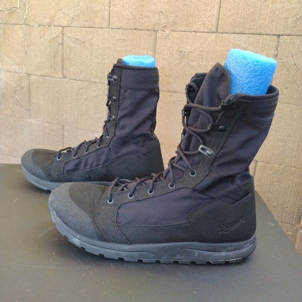 Danner 8" Tachyon Hot Military Boots Mens Size 12 D Black Tactical Hiking 50120